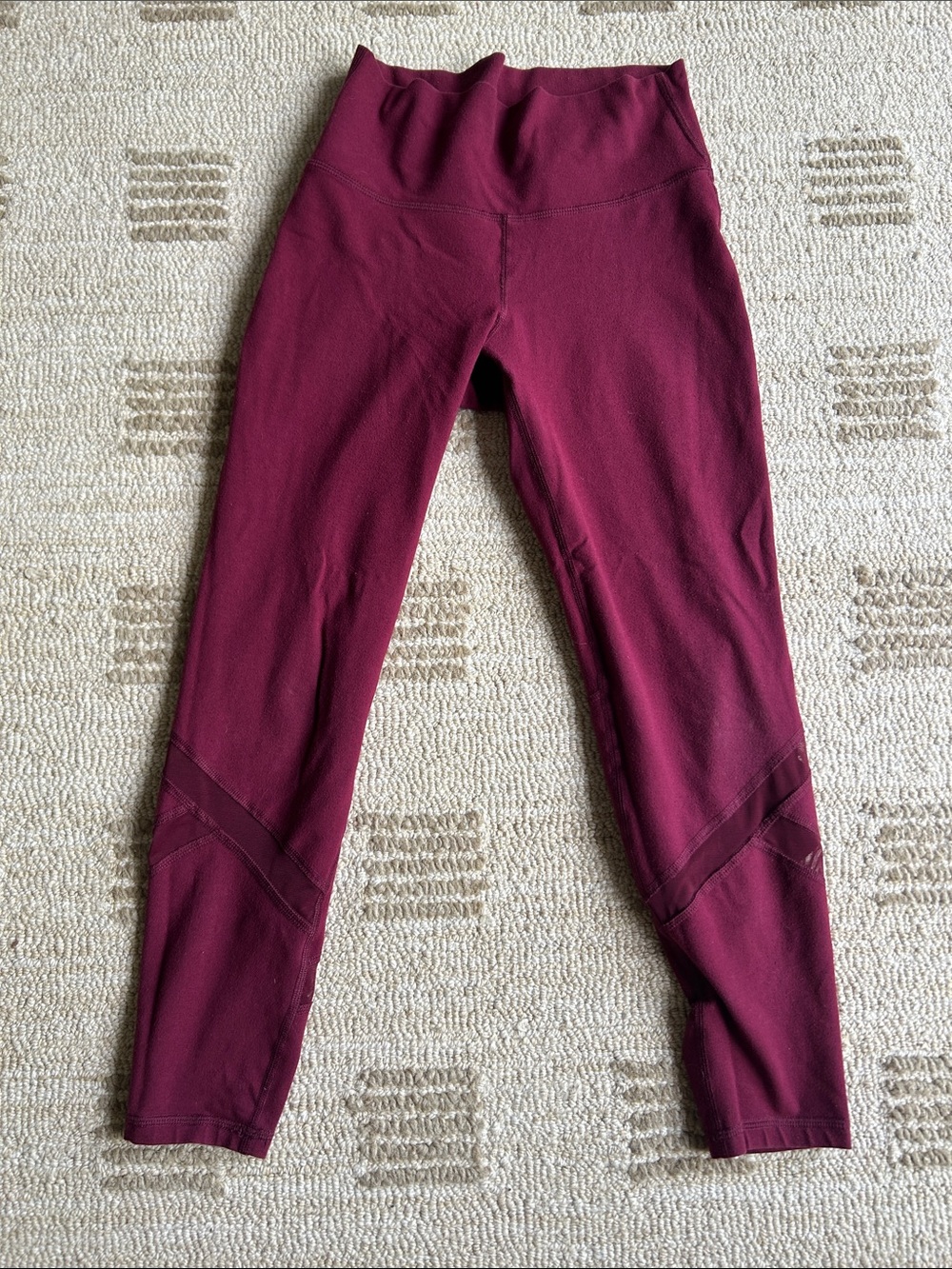 Old Navy Maroon High-Rise Leggings